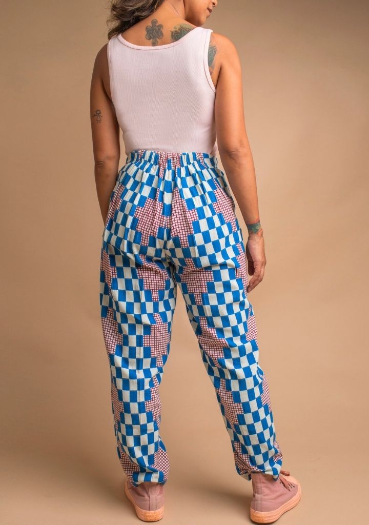 Check it out Purple Checked Pants | My Site 2